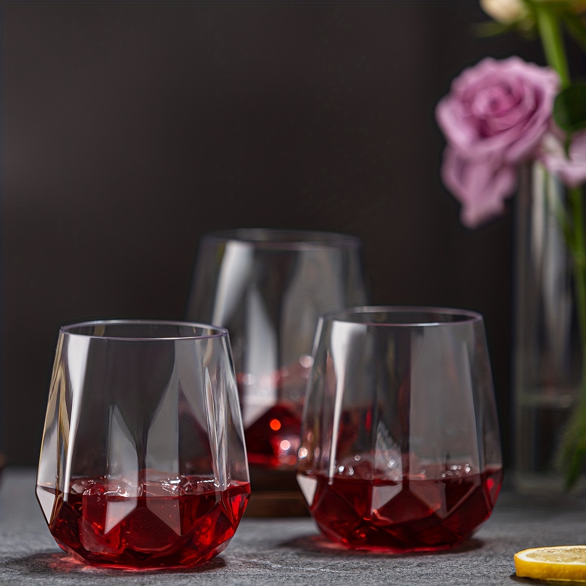 Rose Shaped Red Wine Glasses Rose Shaped Wine Glasses Cocktail Cups Modern  Wine Glass With Stem 150ml Rose Shape Unique Cup - AliExpress