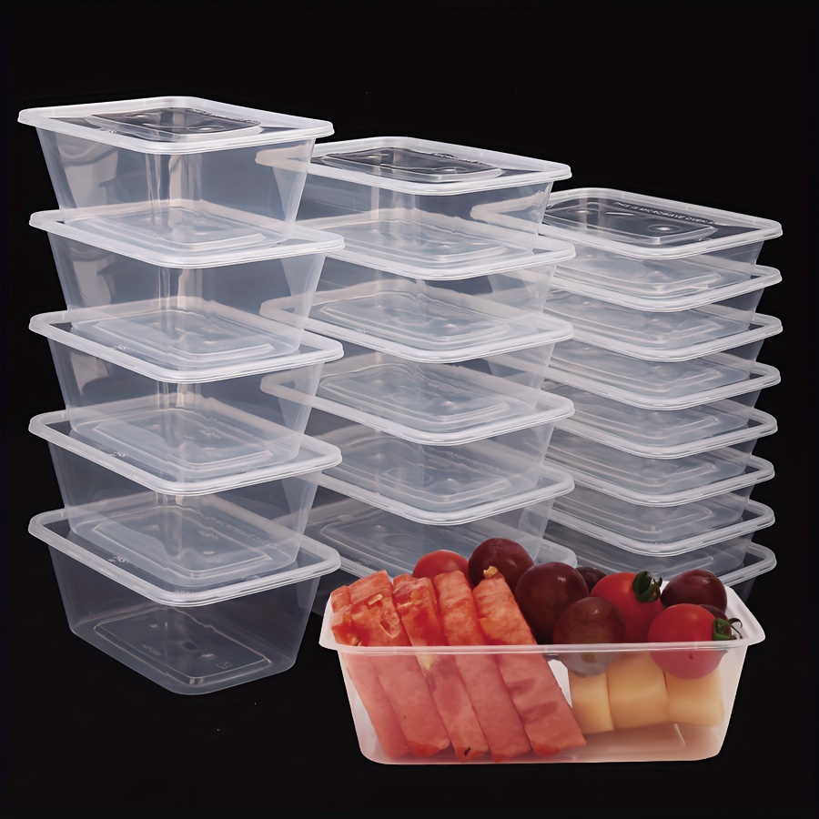 150 Pack] 40 oz White Meal Prep Containers Round Bowls with Lids, Food  Storage Bento Box, Microwavable, Premium Bowl, Stir Fry, Lunch Boxes, BPA  Free, Freezer/Dishwasher Safe