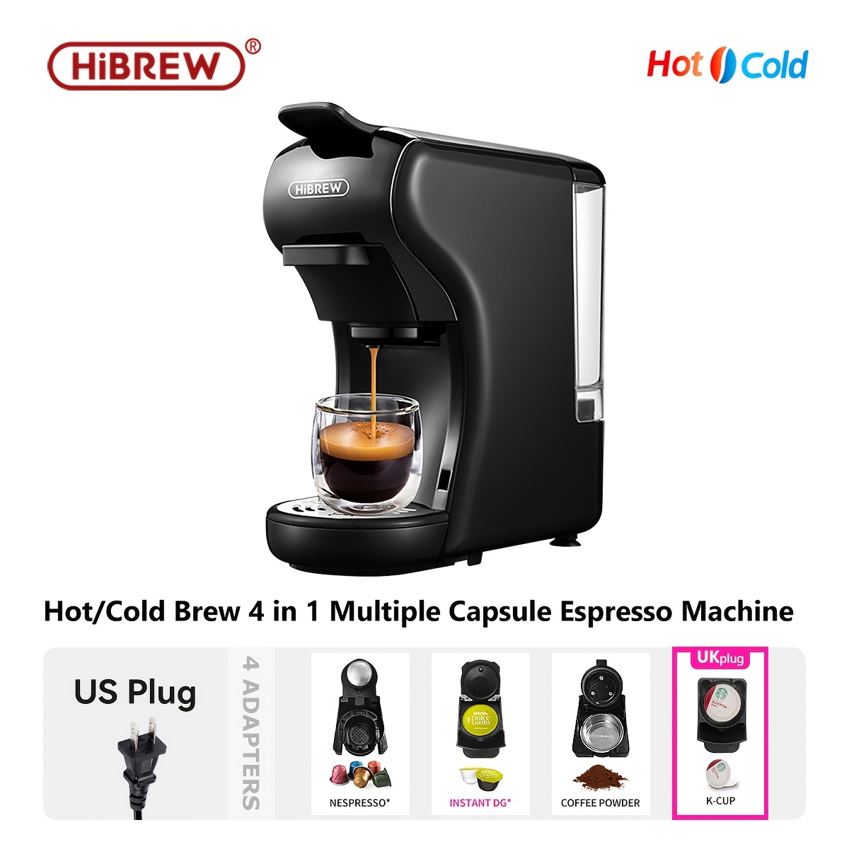 2 in 1 Capsule And Coffee Powder Brewing Coffee Maker Comes - Temu