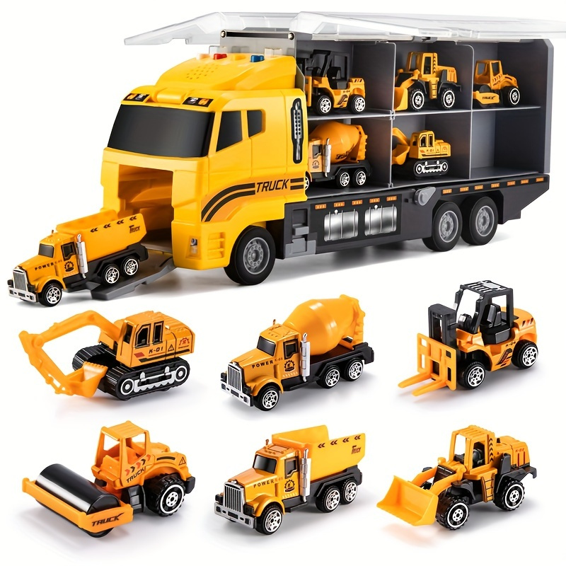 Grande cidade gigante caminhão bombeiro, caminhão de lixo, veículo de  engenharia, brinquedos infantis, presente educativo para meninos -  AliExpress