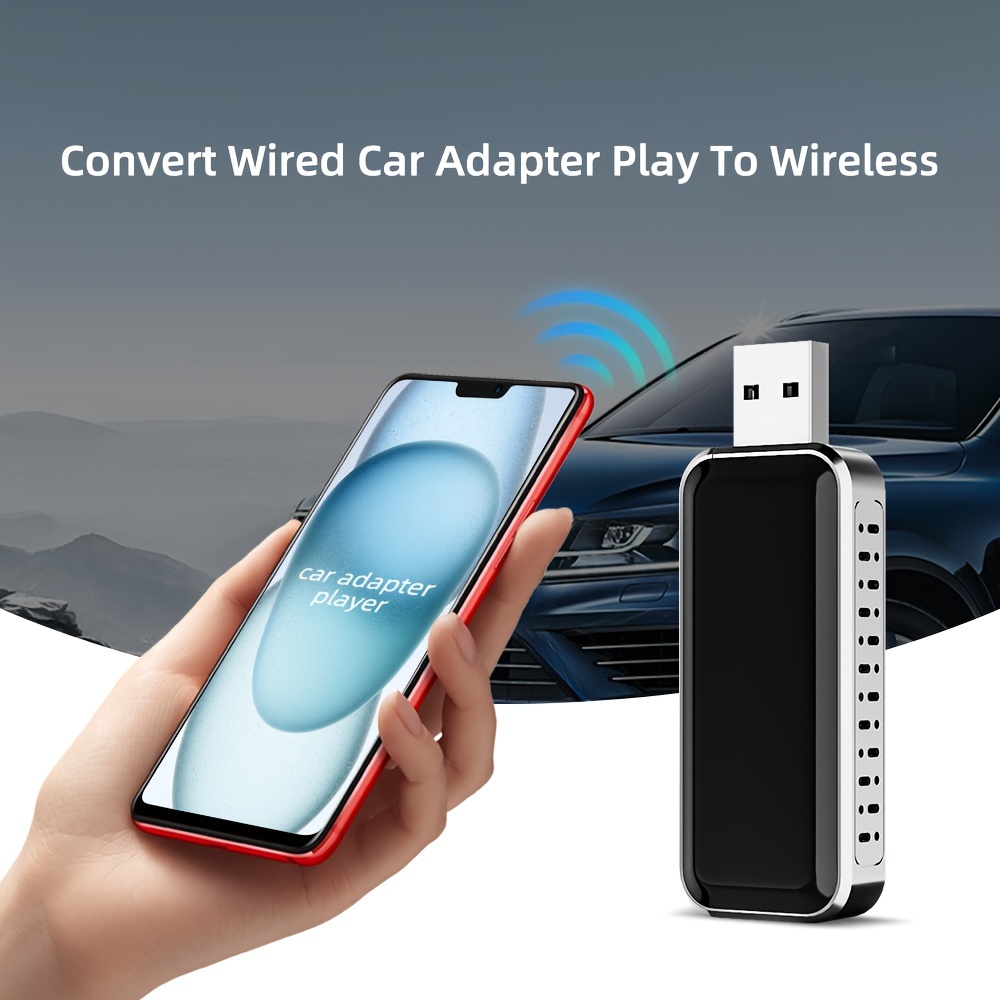 THT-020-9 Car Wireless Carplay Android Auto Dongle Wired to