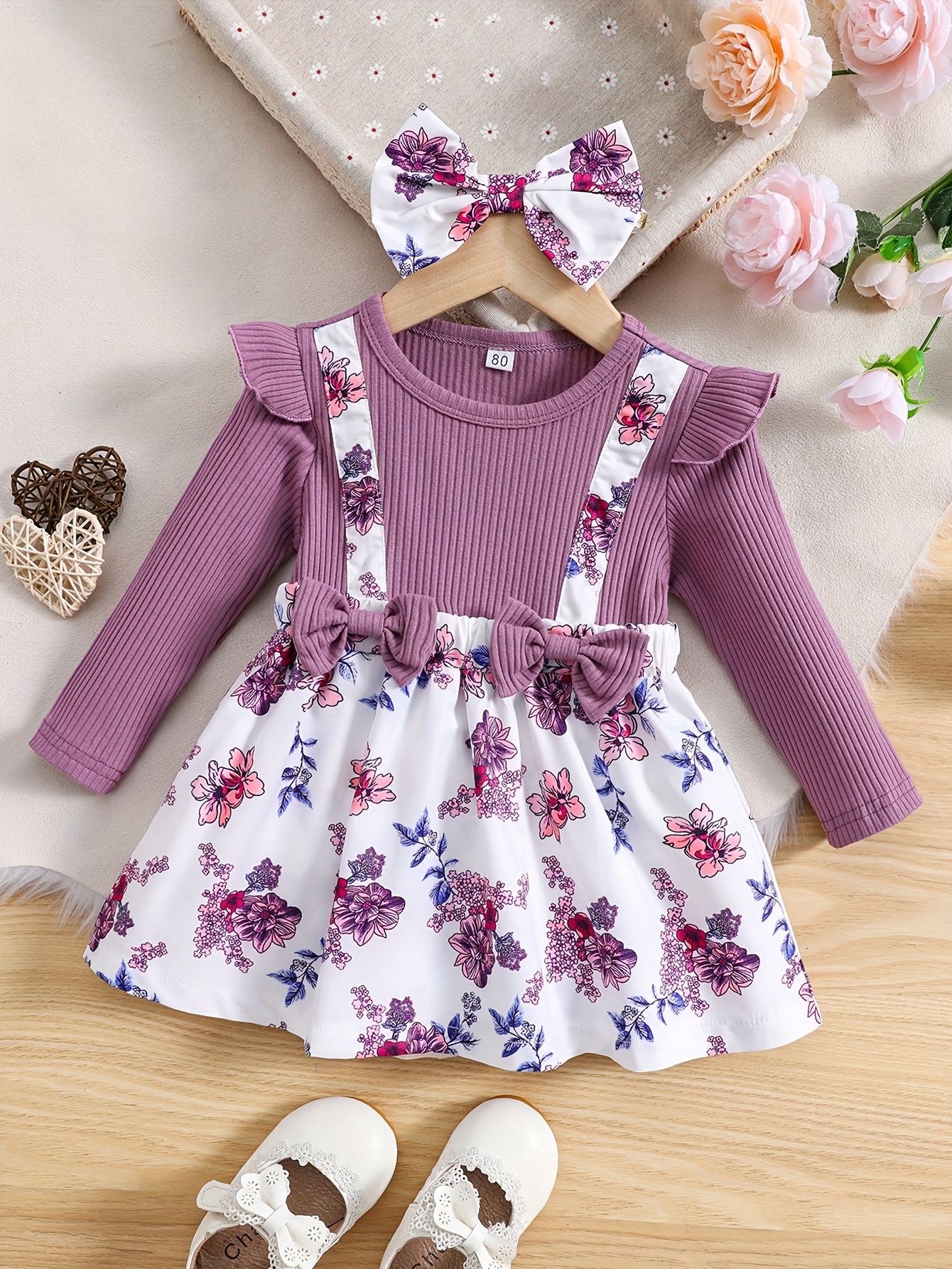 Set Vestito Bambina Pasqua Moda Ricamo A Cartone Animato - Temu Italy