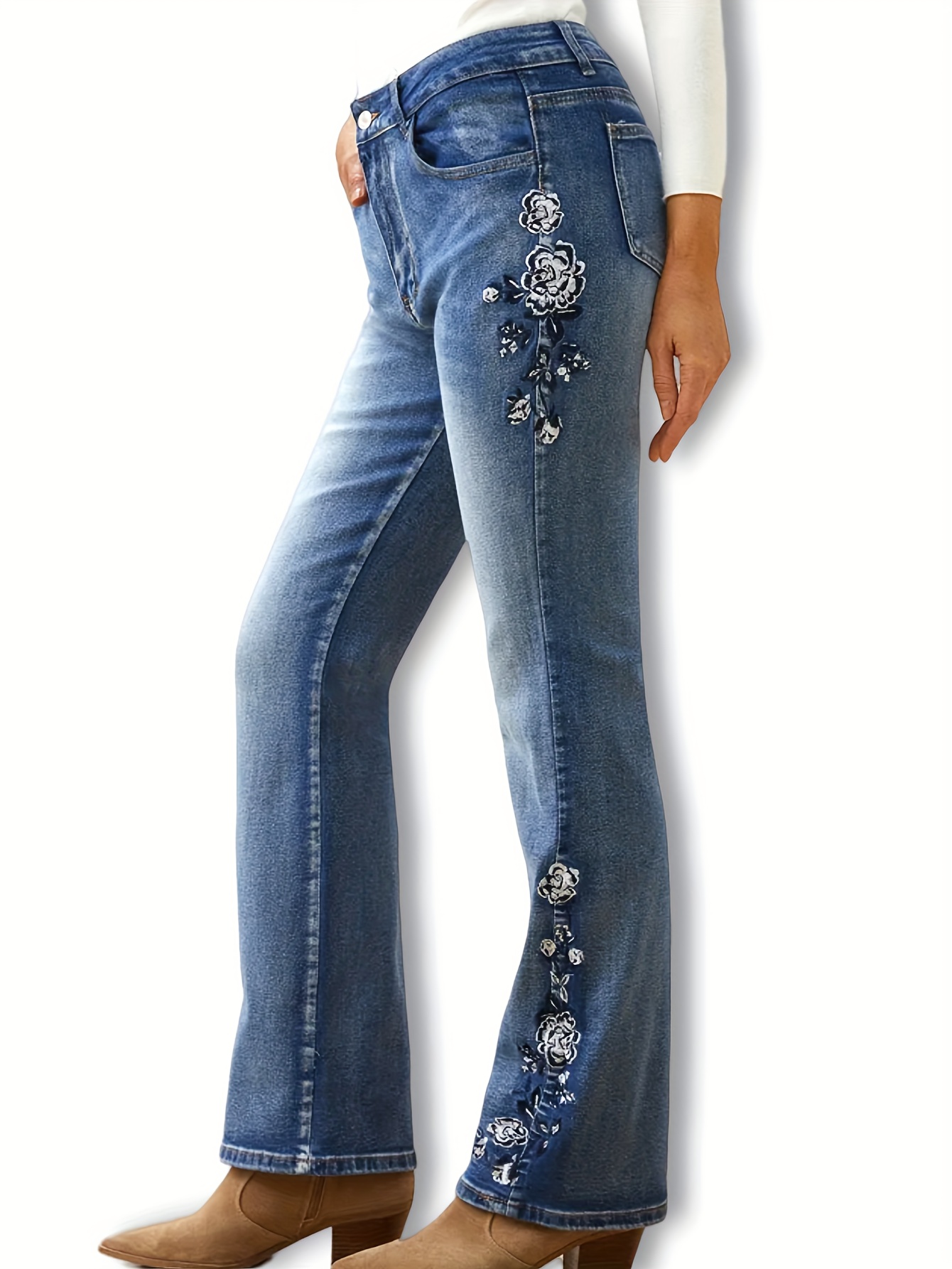 Embroidery Pants For Women - Temu Philippines