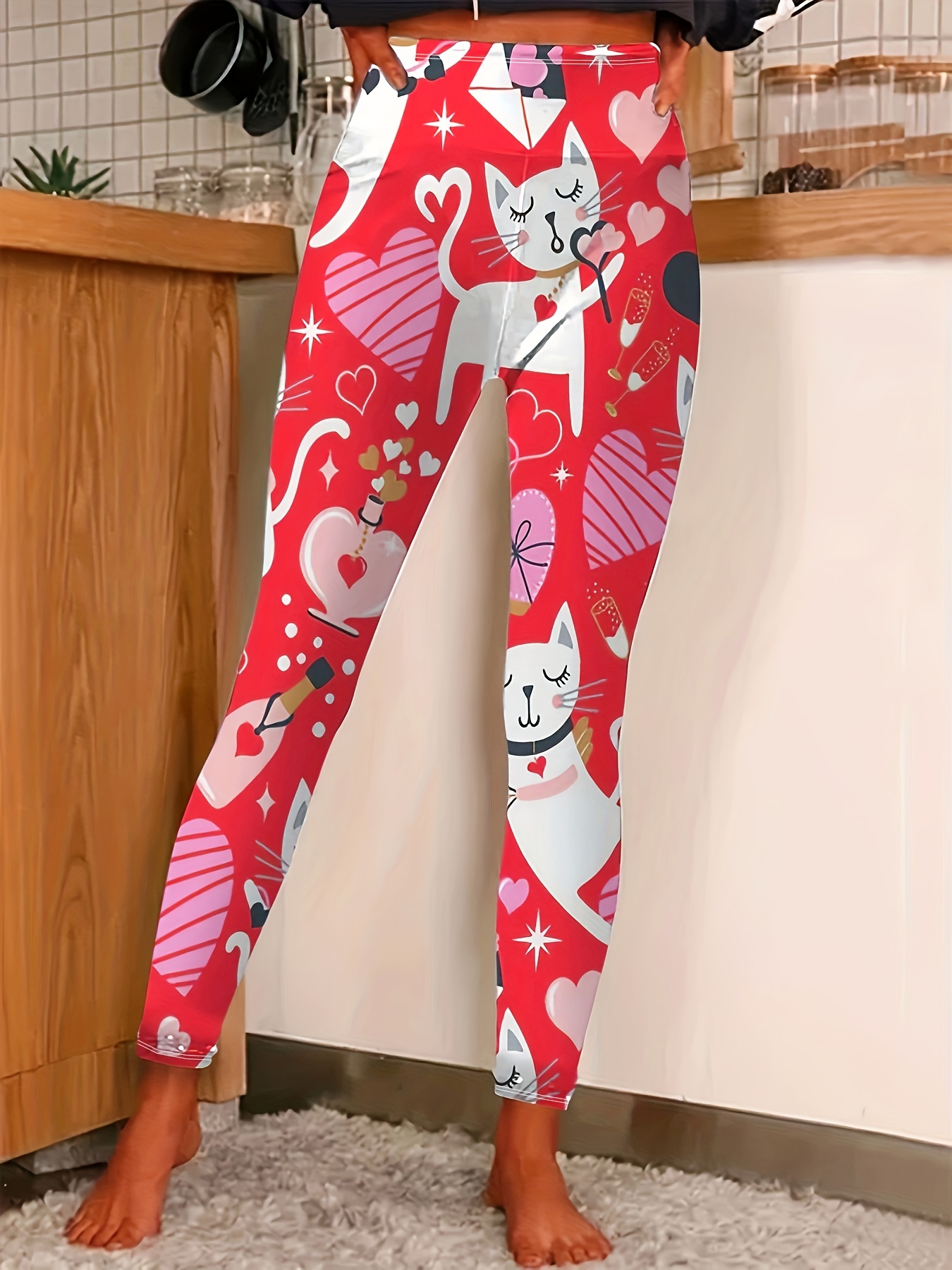 Cat Leggings Girls Temu