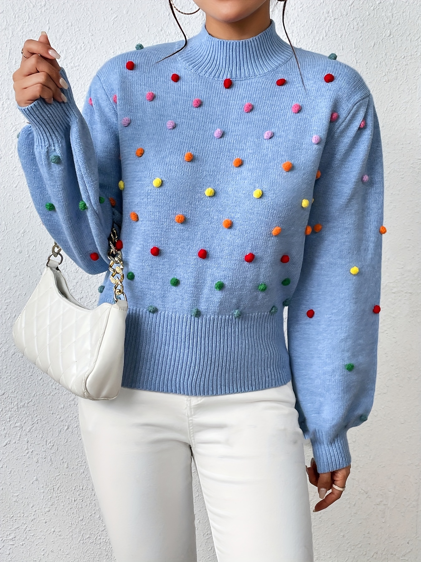 Colorful hot sale sweaters womens