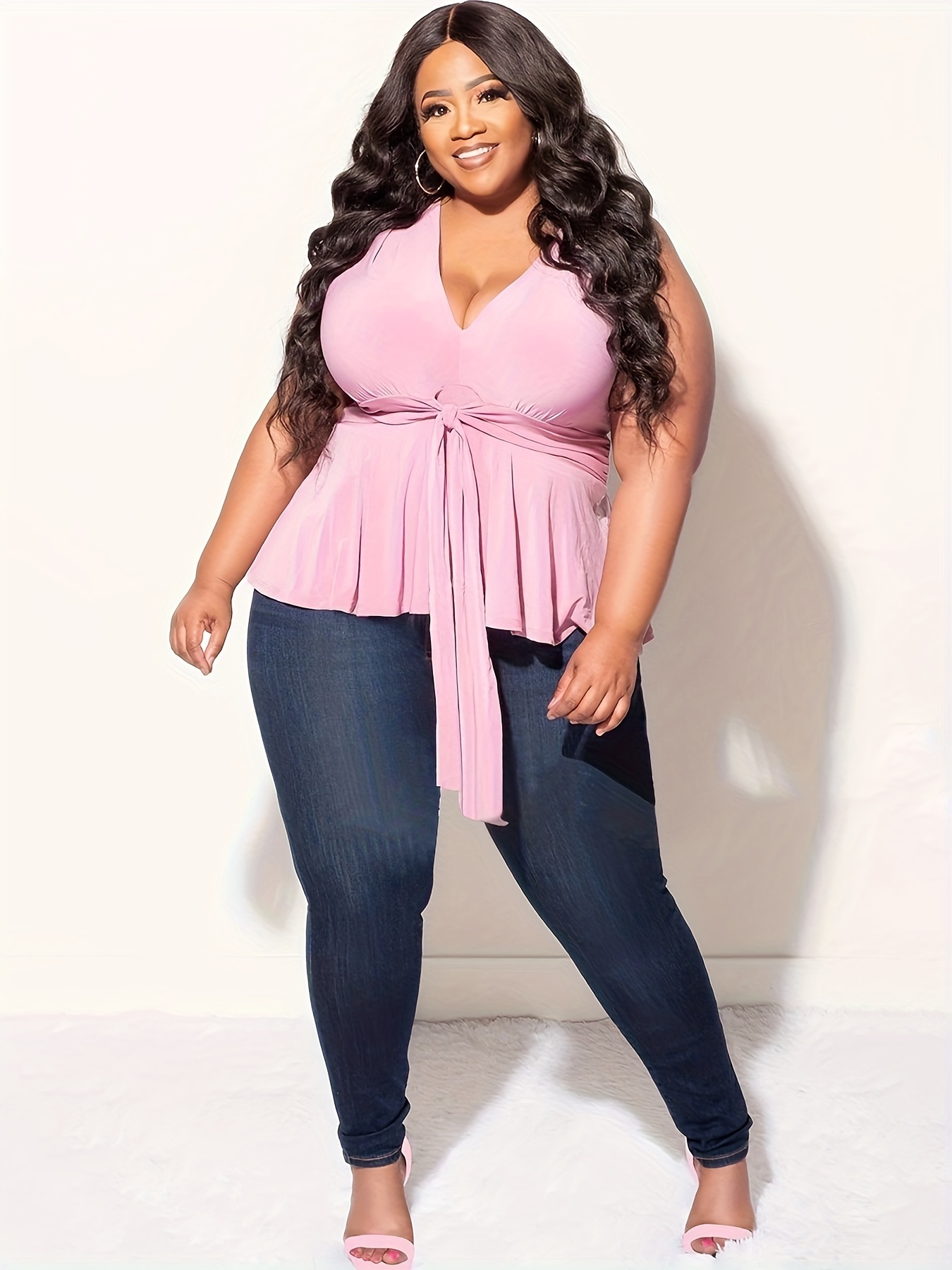 Plus Size Peach - Temu