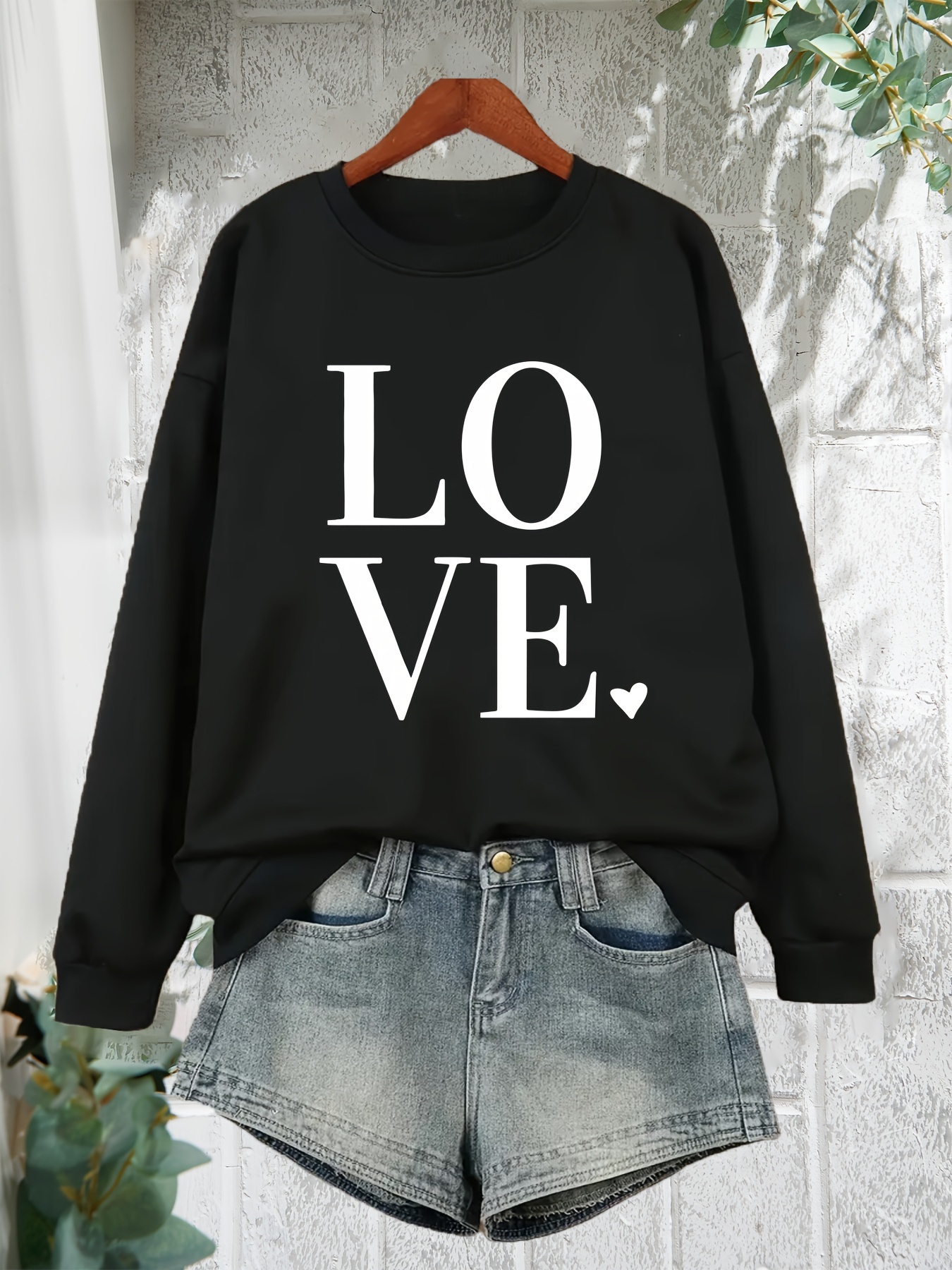 Cajas Misteriosas De  Plus Size Sweatshirts for Women Womens Sweaters  Pullover Fall Tops for Women 2023 Trendy Oversized Sweatshirts for Women 1.00  Dollar Items Black S at  Women's Clothing store