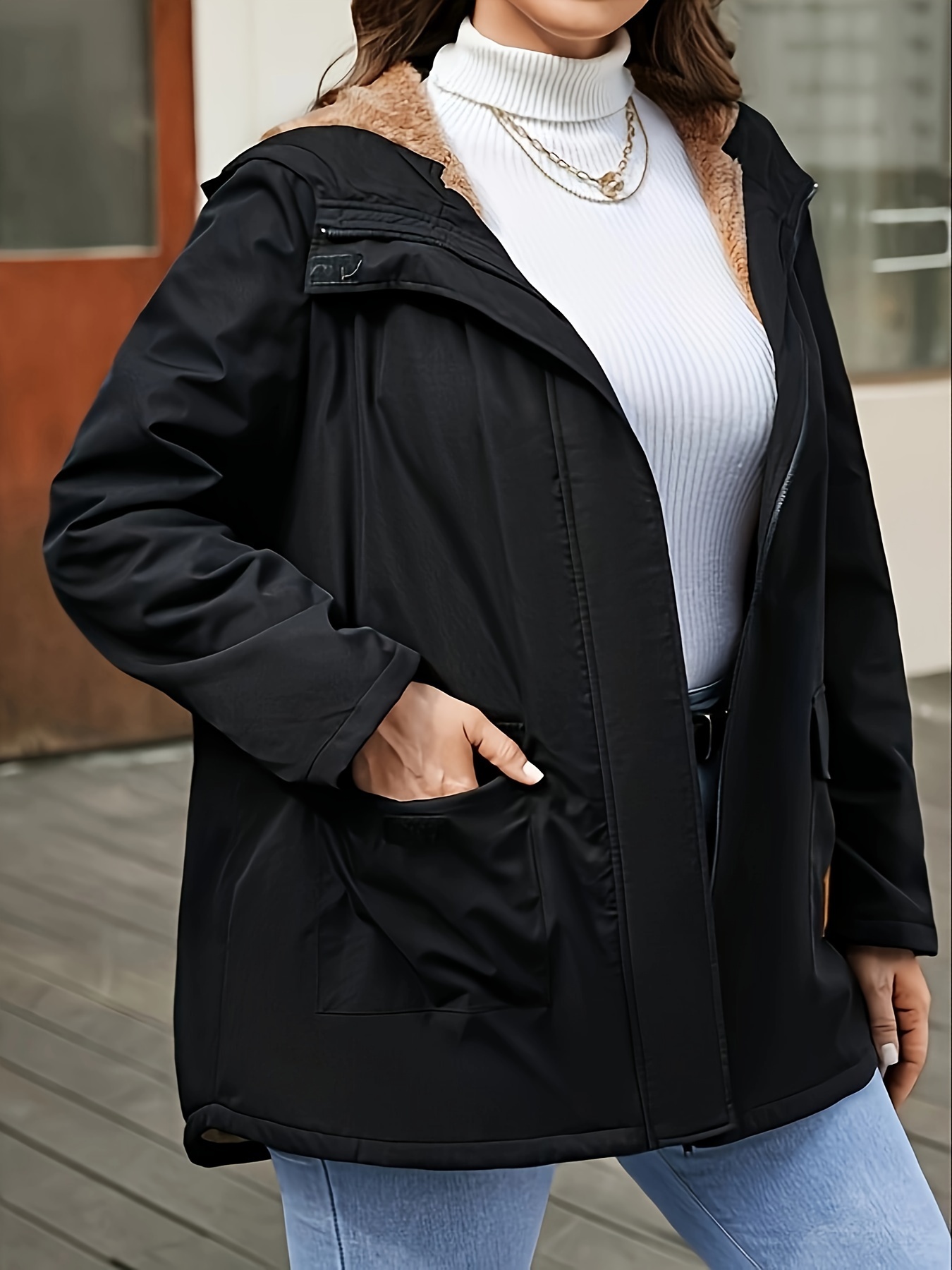 Plus Size Women Coats Clearance - Temu