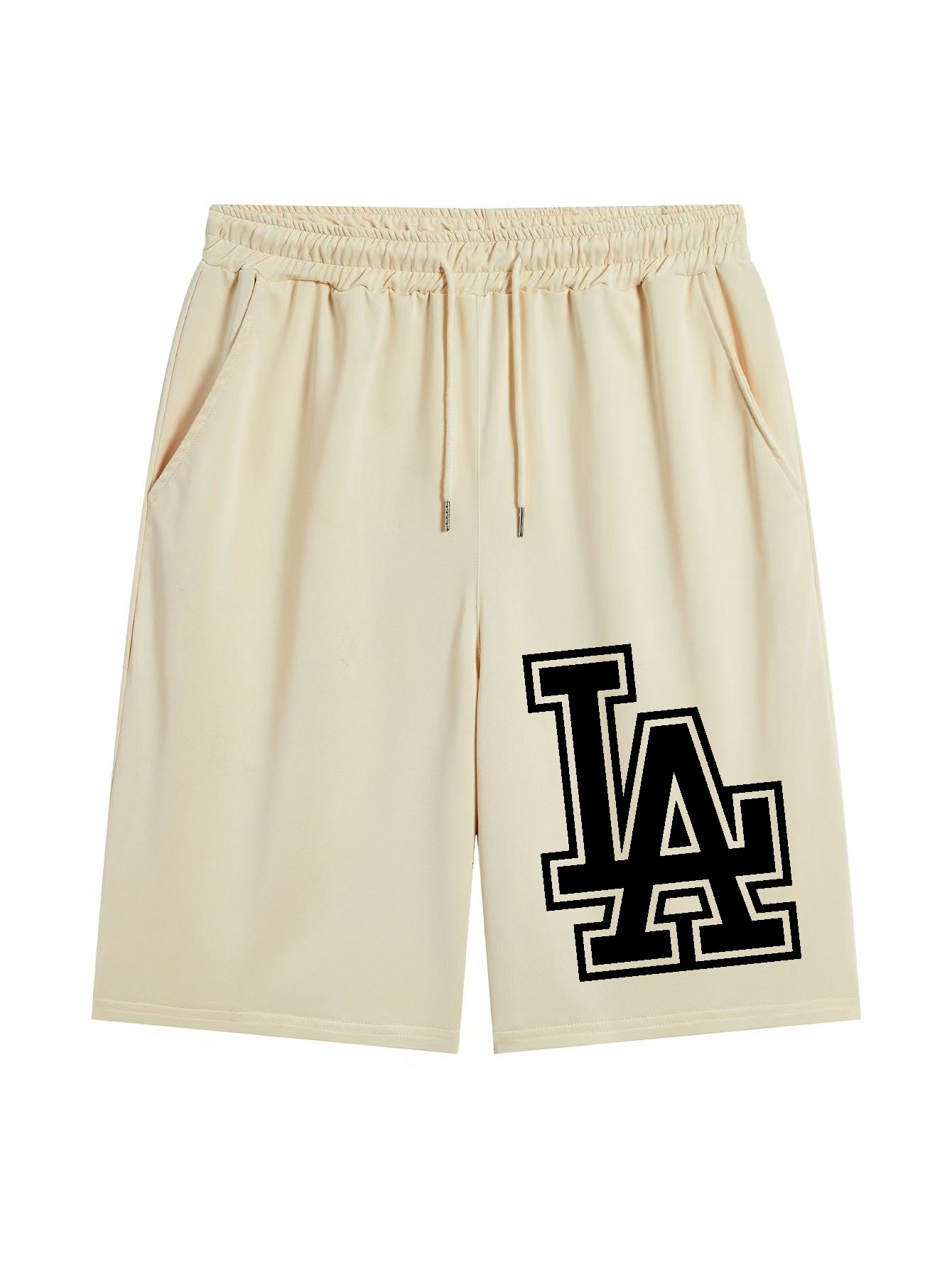 Pro Standard Men's Los Angeles Dodgers Red White and Blue Shorts