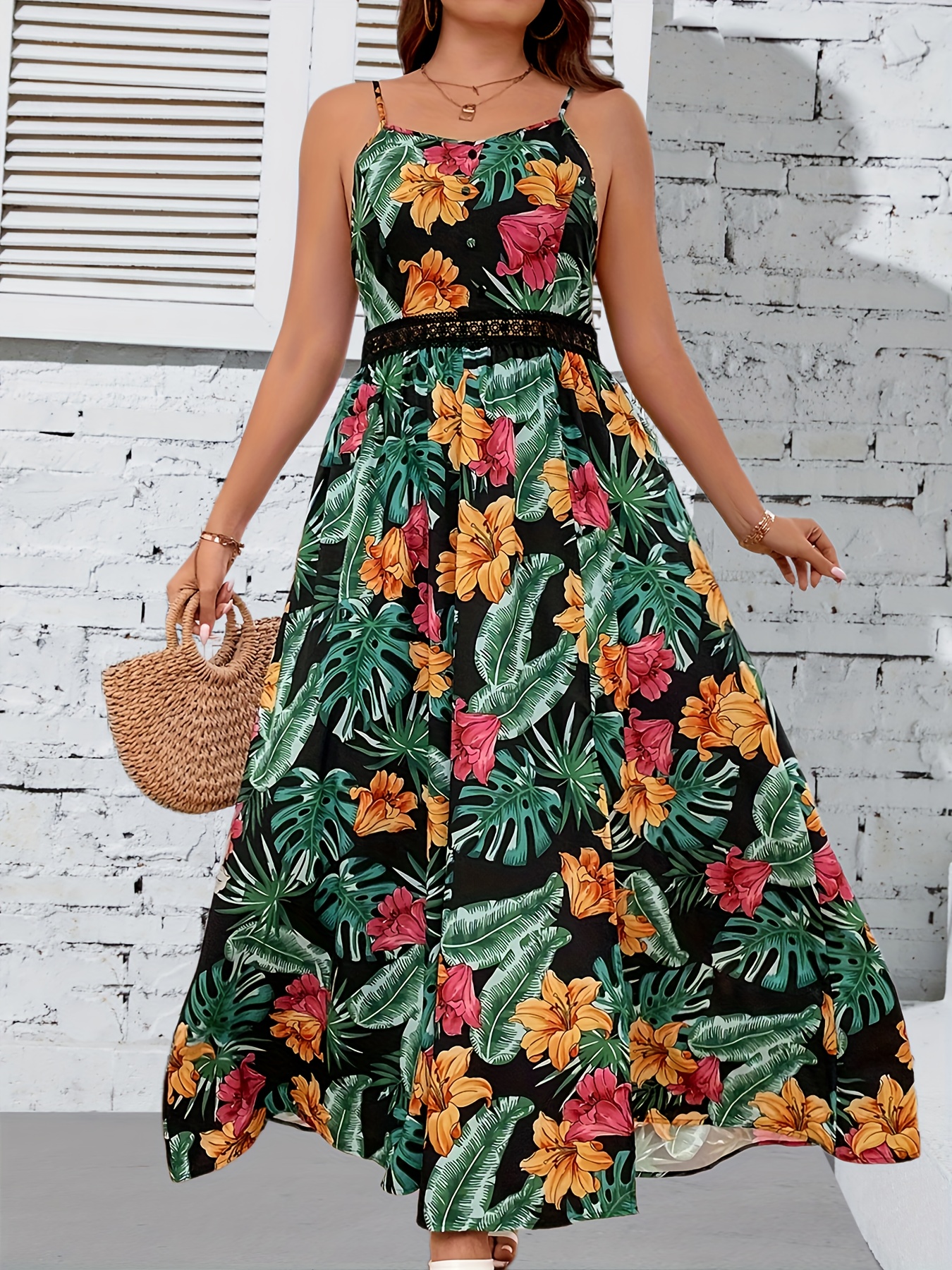 Plus size hawaiian on sale dress