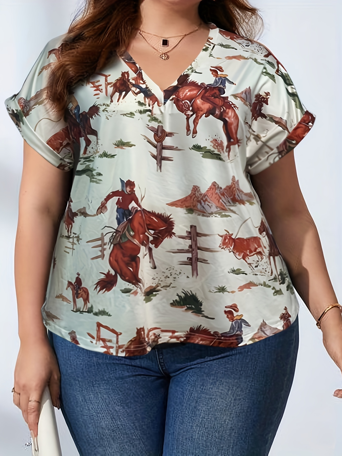 Plus Size Women Clothing Cowboy - Temu