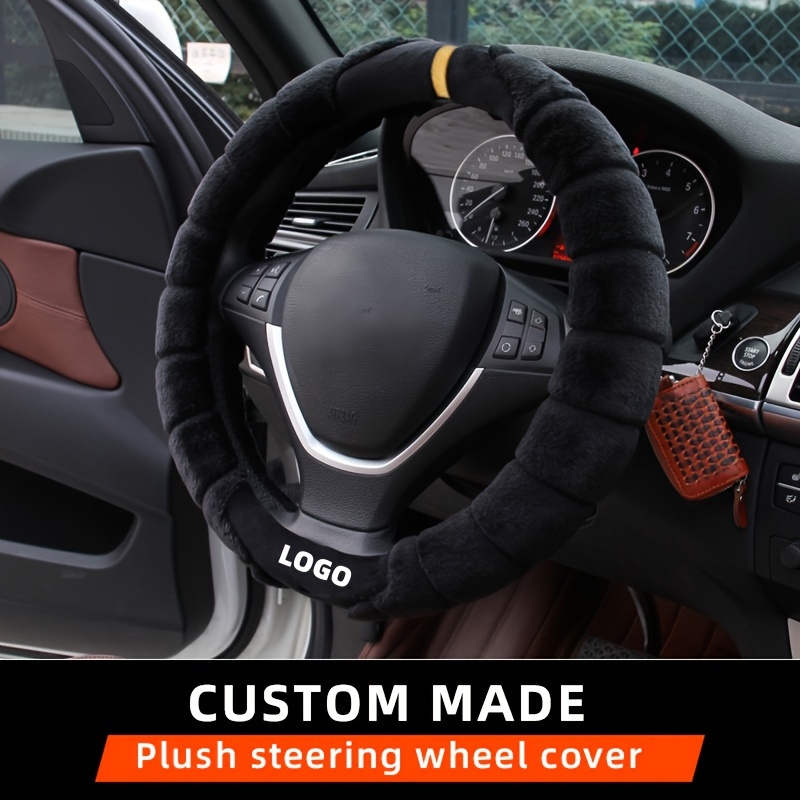 Winter 3-section Bright Strip Plush Car Steering Wheel Cover Interior  Supplies - Temu Austria
