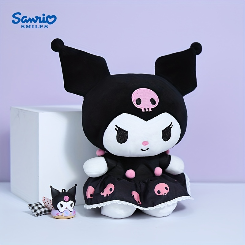 Kuromi Peluche Toys Soft Lovely Little Cartoon Poupée en peluche pour les  fans Enfants Filles Cadeau 8 pouces