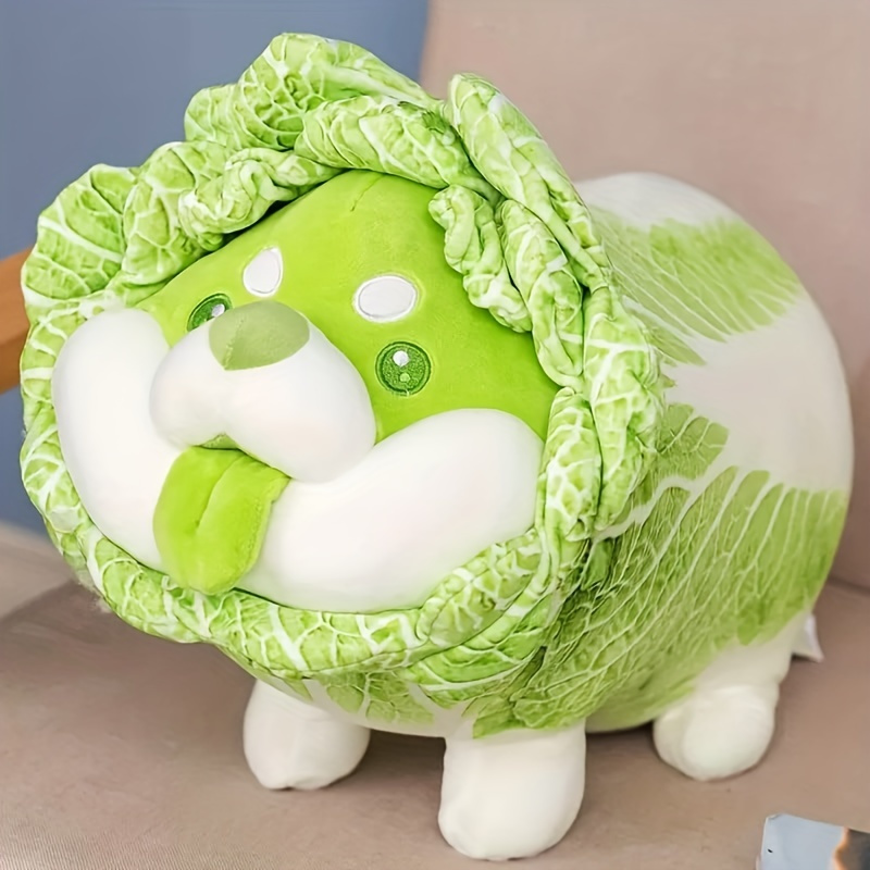 Bite Me Vegetable Nosework Dog Toy - Cabbage