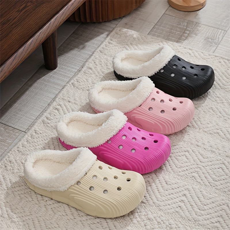 Fuzzy on sale outdoor slippers