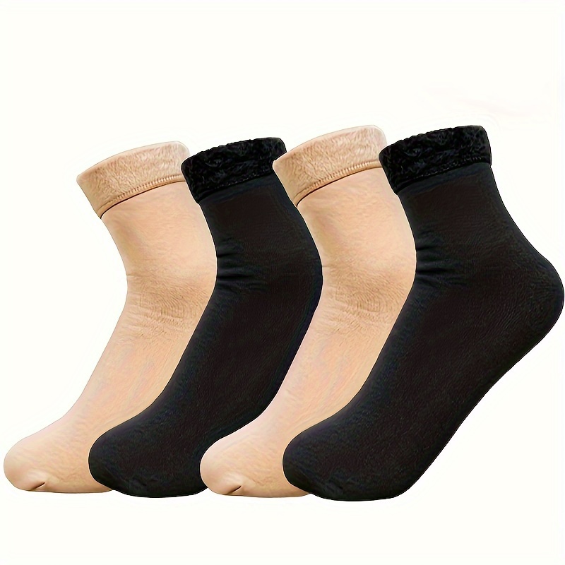 Lote de 2 calcetines bajos cortos negros Skin para mujer