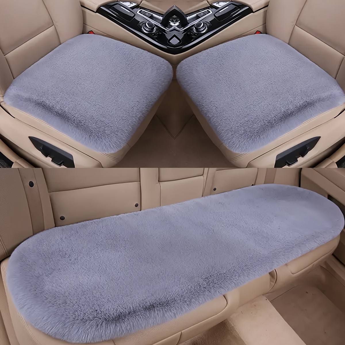 Buy Wholesale China Plush Imitation Rabbit Fur Car Seat Cover Car Interior Cover  Auto Front And Rear Cushion & Winter Plush Car Seat Cushion at USD 2.8