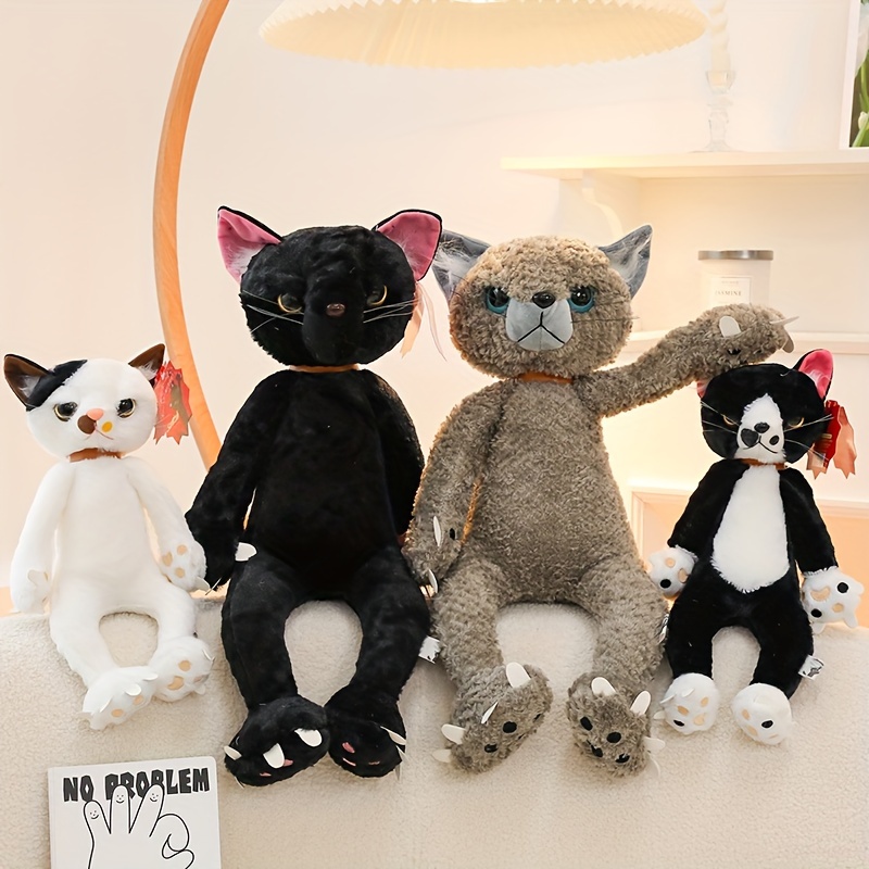 5 Piezas Juguete Peluche Gato Madre Hijo Realista Suave - Temu Mexico