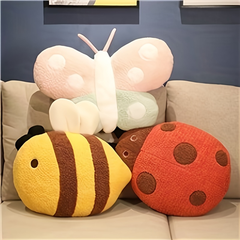 Adorable Plush Stuffed Bees: Realistic Cartoon Honey Bee - Temu