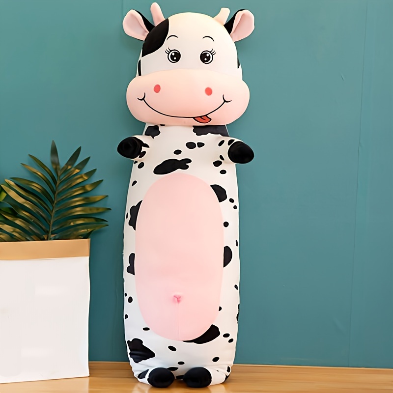 Nueva llegada lindo ganado suave animal de peluche vaca vaca de peluche  juguete kawaii juguete cómodo para el bebé regalo de cumpleaños encantador  regalo