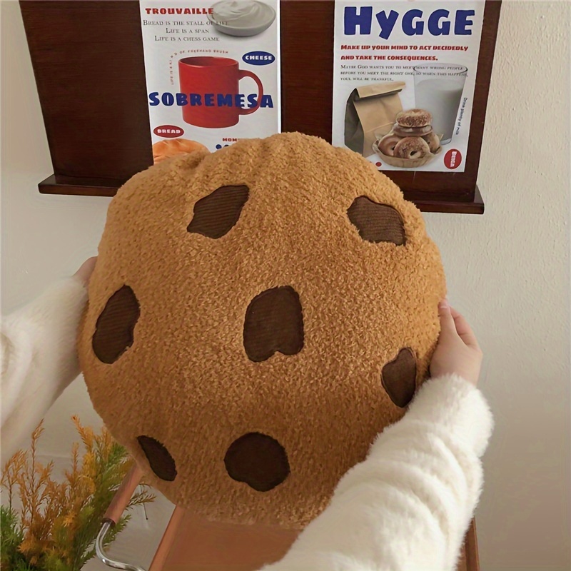 Stuffed Waffle Sandwich Biscuit Cushion Office Plush Tatami Seat