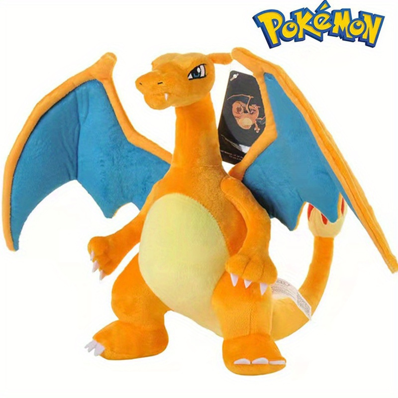 4 Styles Pokemon Plush Mega Q Shiny Charizard XY Blue & Yellow Stuffed Toy  Cartoon Soft Doll