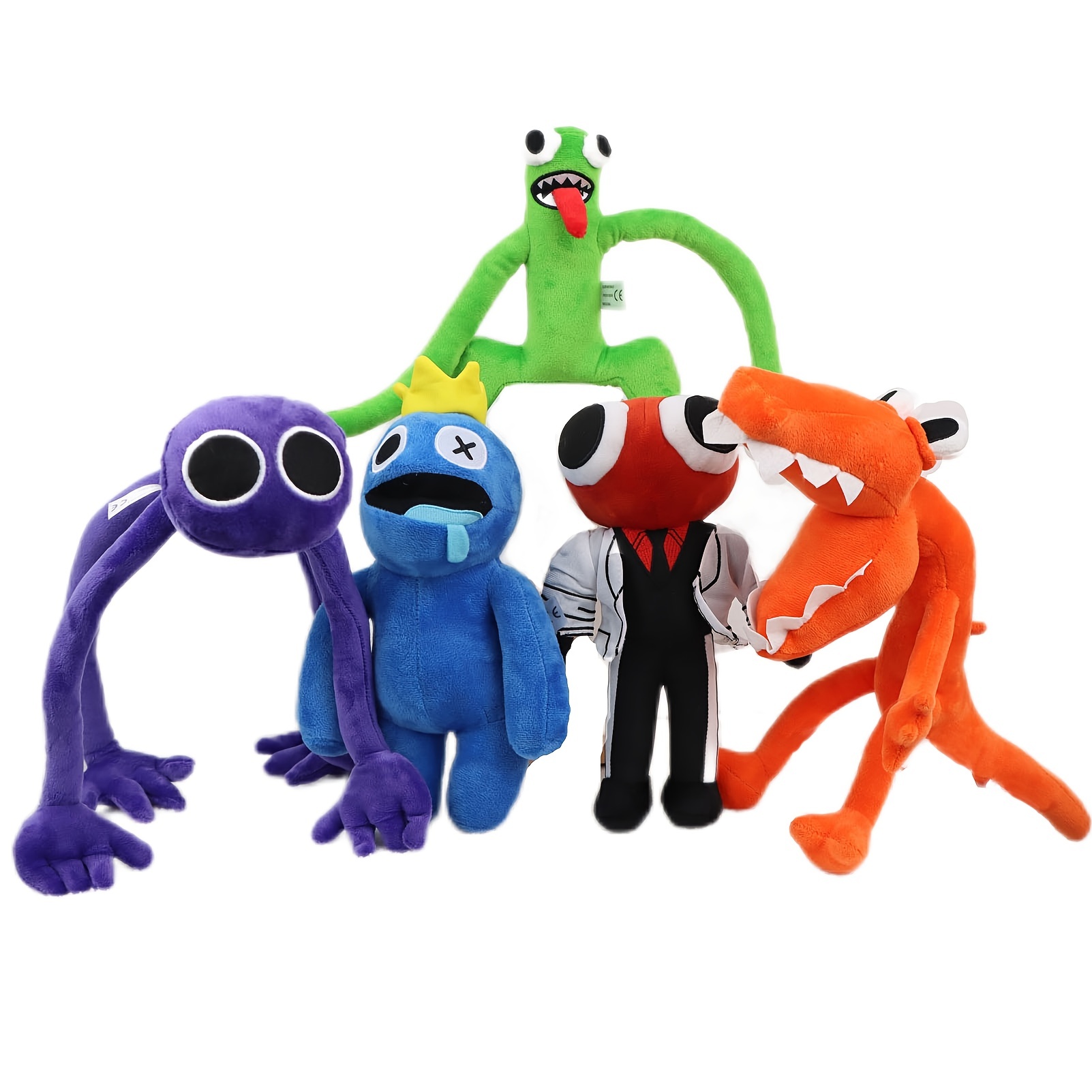 Roblox Rainbow Friends Plush Toy Rainbow Partner Small Blue Man Stuffed  Animal Doll For Children Gift