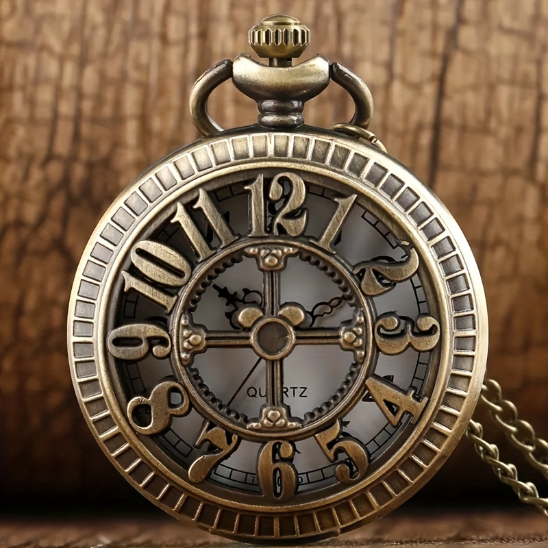 Majestron quartz discount pocket watch deer