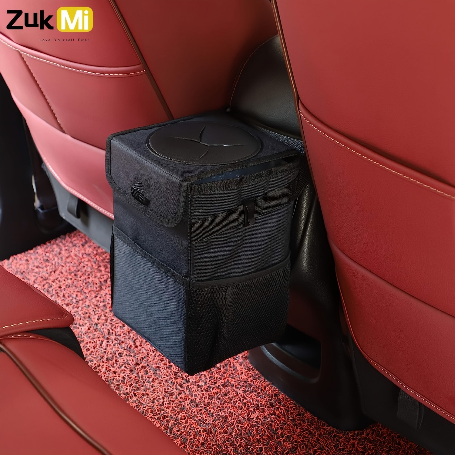 ZAMASS 2 Stücke Auto-Mülleimer, für 2018 Mitsubishi e-Evolution Fahrzeug Mülleimer  Auto-Innendekoration Papierkorb komfortabel. : : Auto & Motorrad