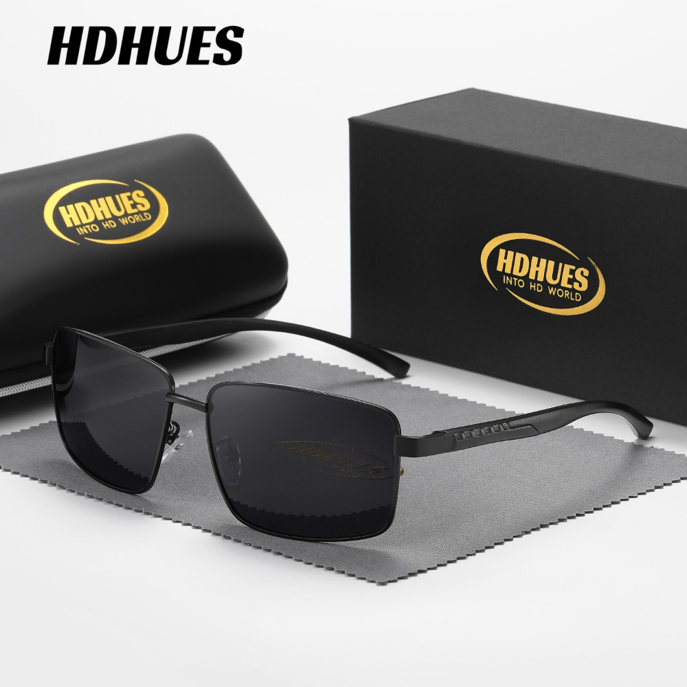 Hillman Men's Polarized Black Plastic Sunglasses in the Sunglasses