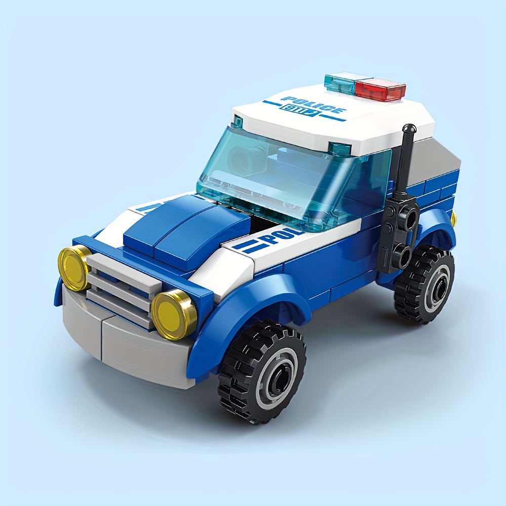 BIGBAMSPACE Auto de Juguete Policia Azul