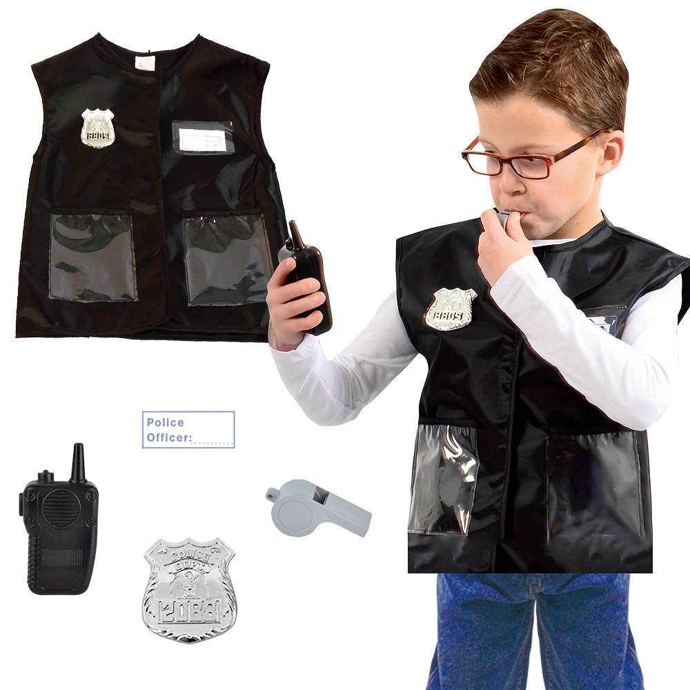 Comprar Disfraz de Halloween del equipo SWAT para niños, mono del