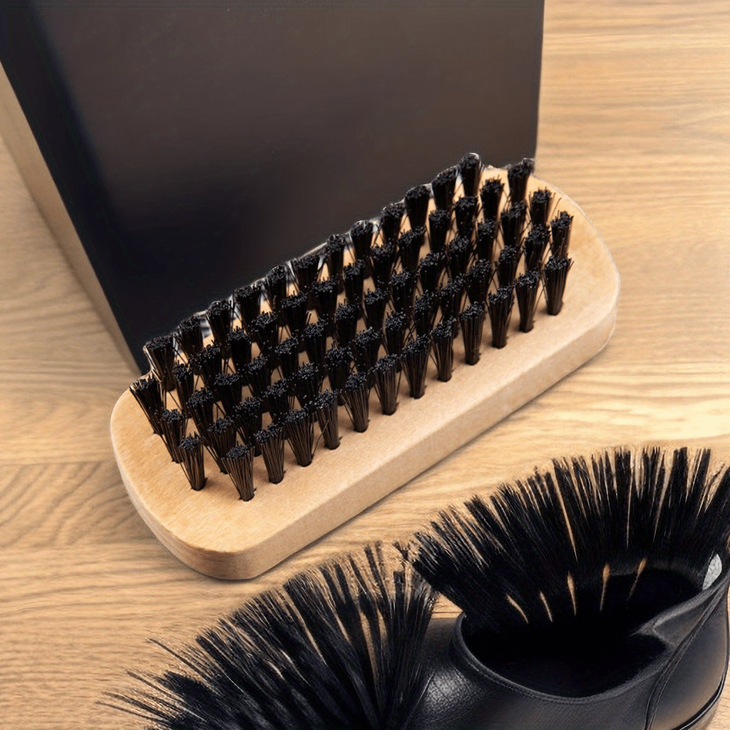 Brosse pour chaussure polissoir ciré soie noire - DOMERGUE