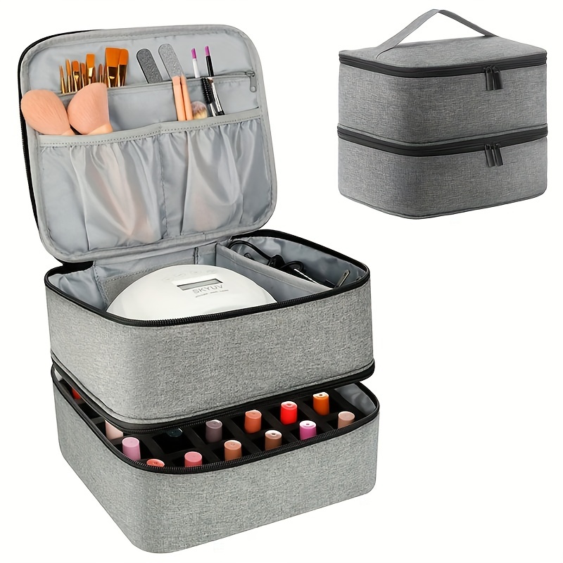 Rangement pour Vernis à Ongles - Malette onglerie Rangement - Grand étui  Rangement pour Vernis à Ongles - Double Couche Rangement pour 30 Bouteilles  à emporter en Voyage : : Beauté et Parfum