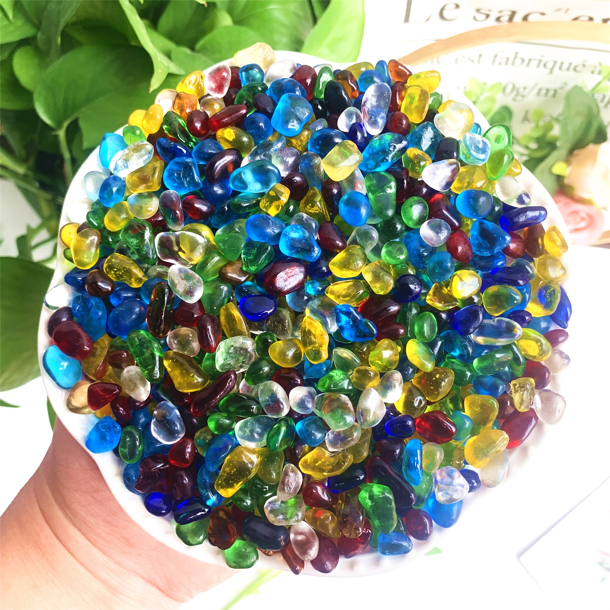 Colorful Glass Stones - Temu