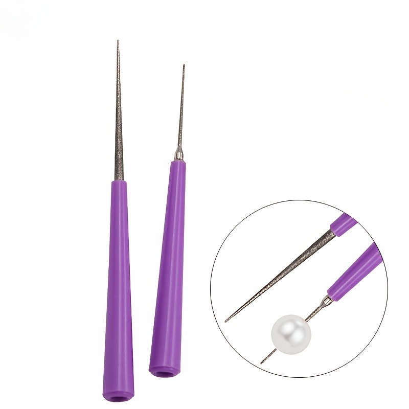 2PCS bead reamer for jewelry making reamer for craft diamond tipped bead