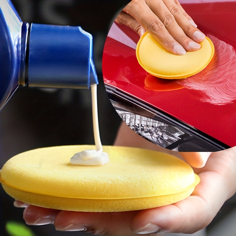 Double Sided Car Wash Sponges Bug Remover Sponge Mesh Cleaning Tar Sponge  For Washing Super Absorbent Soft Car Care Pads