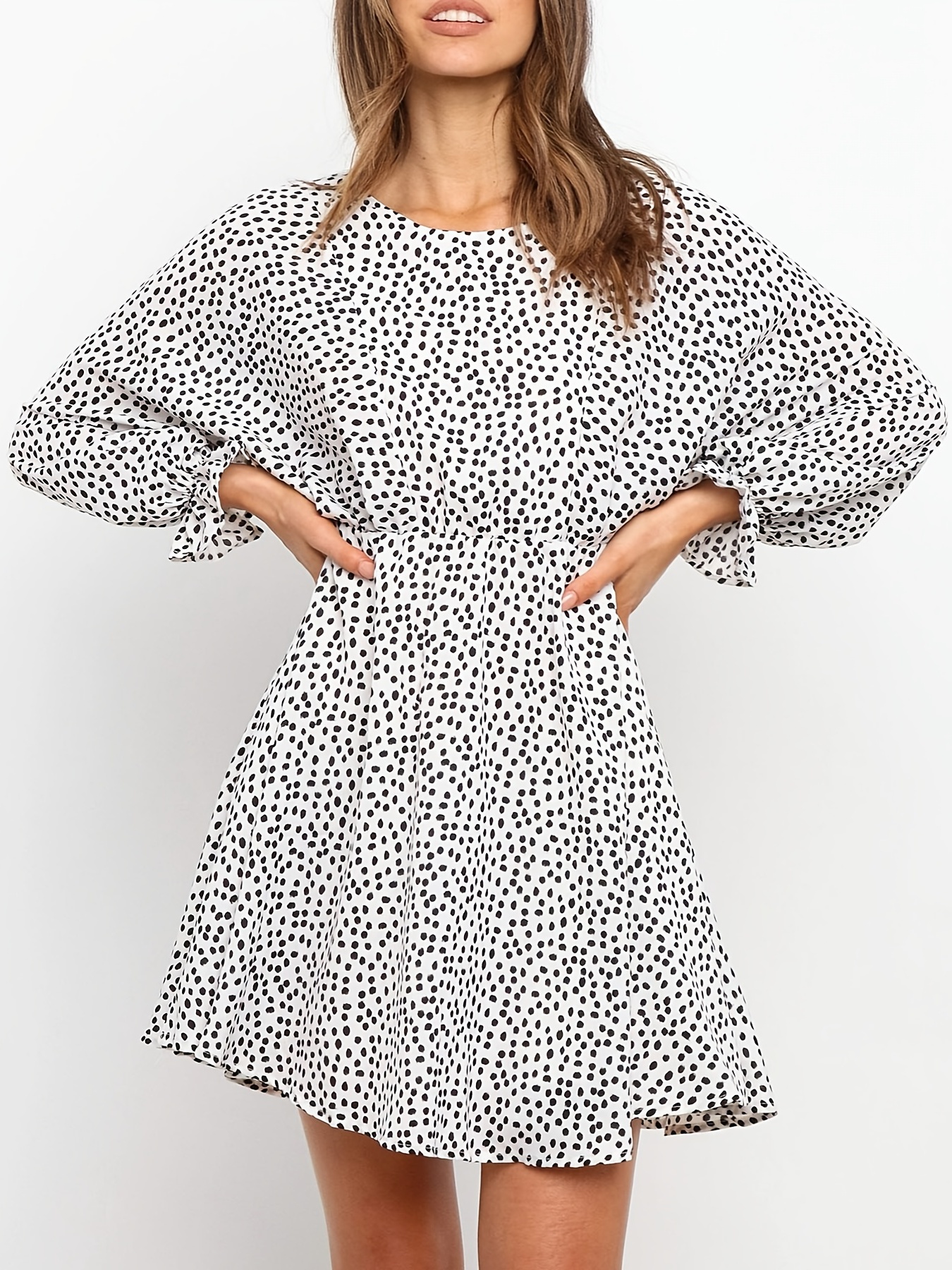 Talbots Polka Dot Dress - Temu