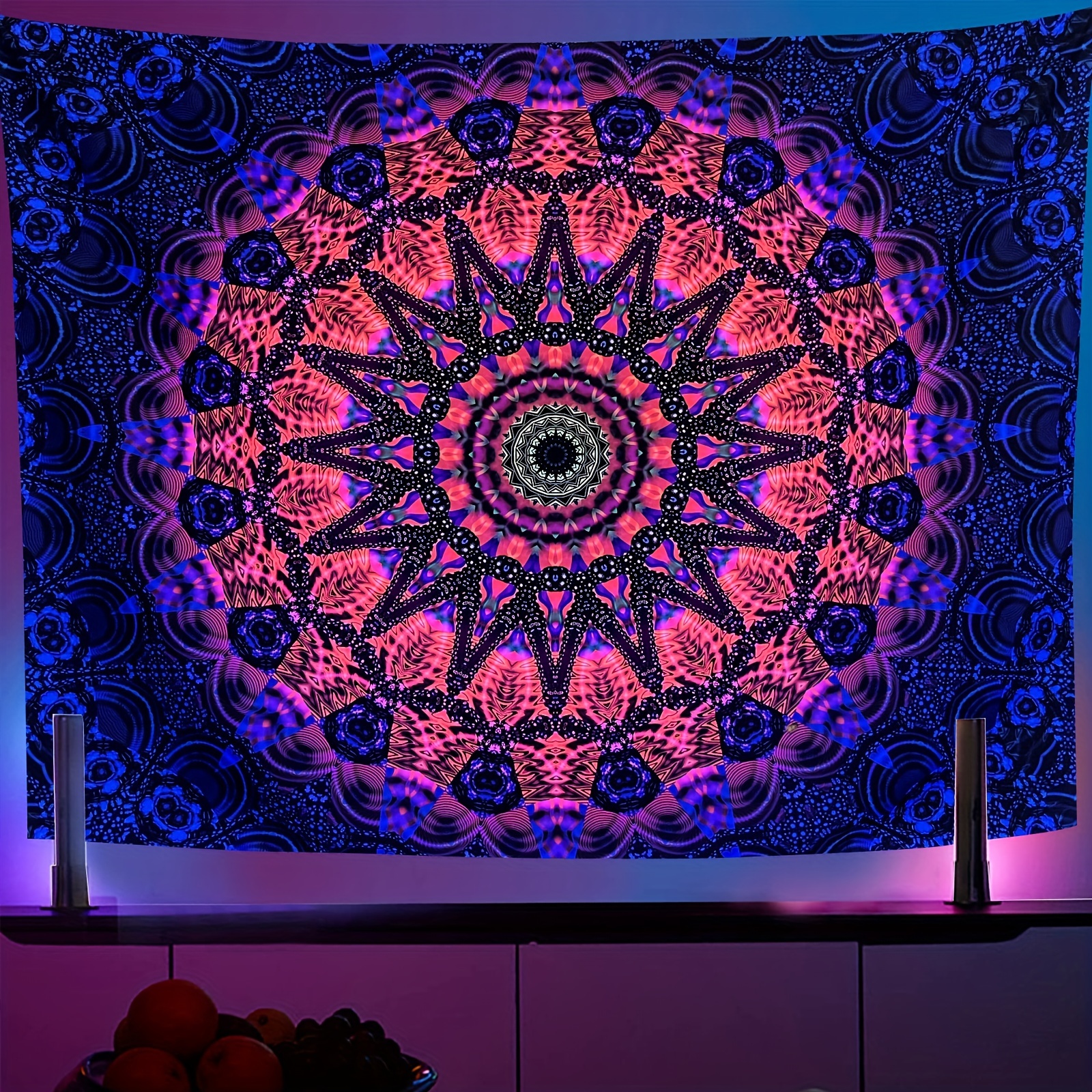  3 piezas de arte de pared de flor de loto, mandala tallada de  madera zen, arte de pared de meditación, decoración del hogar, mandala de  madera, decoración de baño, decoración para