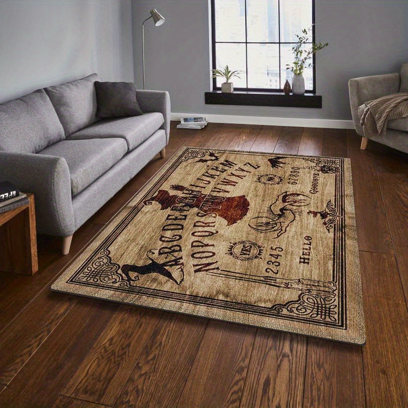 Dangerous Magical Game Ouija Board Pattern Area Rug For Bedroom Living Room  Kitchen - Dingmun