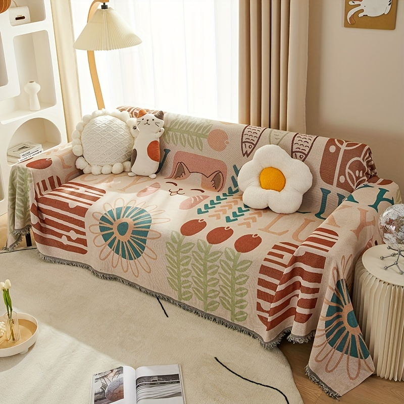Manta para el sofá, manta de punto suave y acogedora, manta decorativa  ligera para el sofá, silla, cama, viajes y sala de estar, apta para todas  las