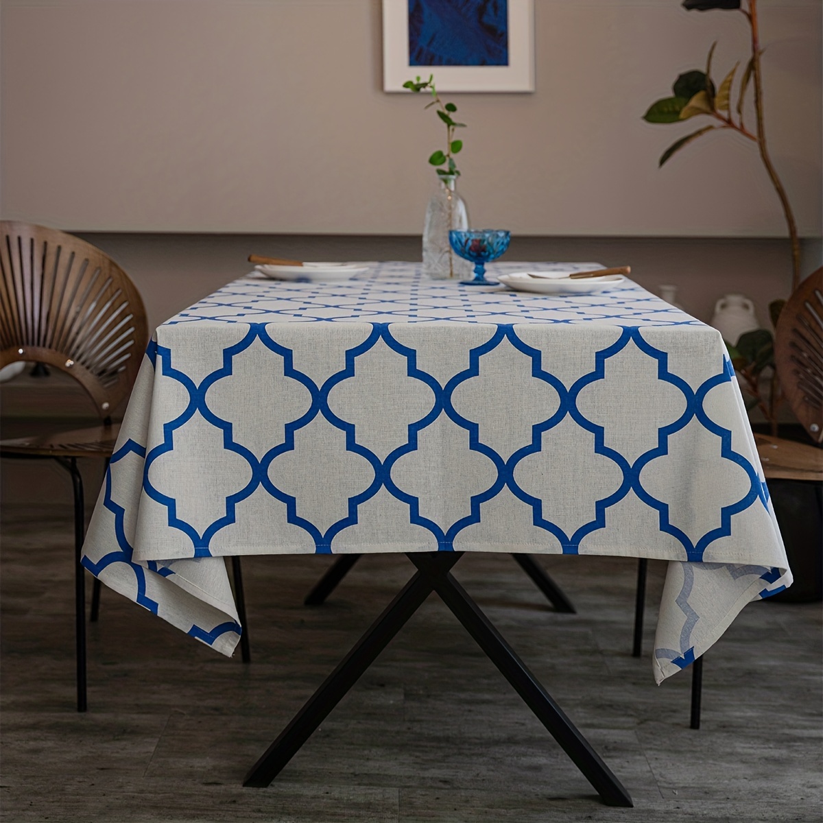 Mantel impermeable, mantel gris oscuro sólido, mantel para mesa de comedor,  decoración de mesa al aire libre, mantel cuadrado de 54 x 54 pulgadas