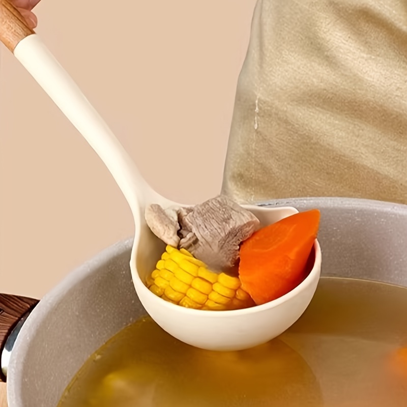 1 Ladle, Plastic Slotted Spoon, Creative Soup Ladle, Kitchen Gadgets,  Kitchen Accessories - Temu