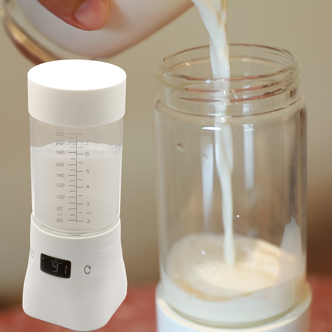 Calentador de leche de calentamiento rápido, apagado automático, mantiene  caliente calentador de leche con función de descongelación de calor para