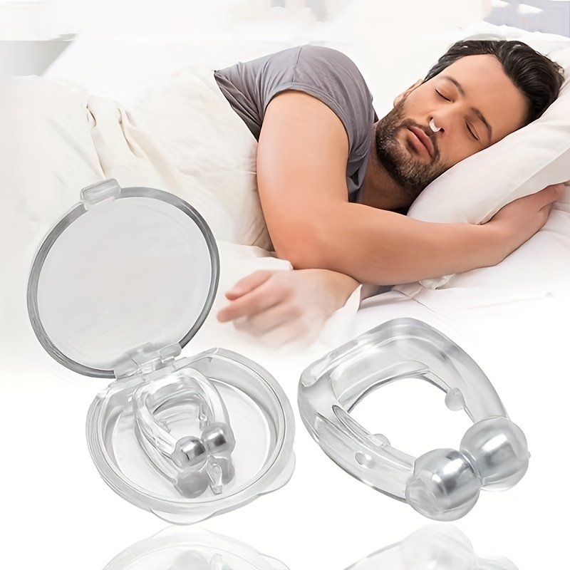 4-Pack] Aparato Dispositivo Para No Roncar Antironquidos Dormir Magnetico  Set