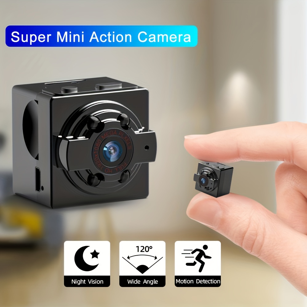 HD 1080P Mini cámara inalámbrica Wifi cámara de seguridad visión nocturna  detección de movimiento con tubo de serpiente ajustable de 360 °