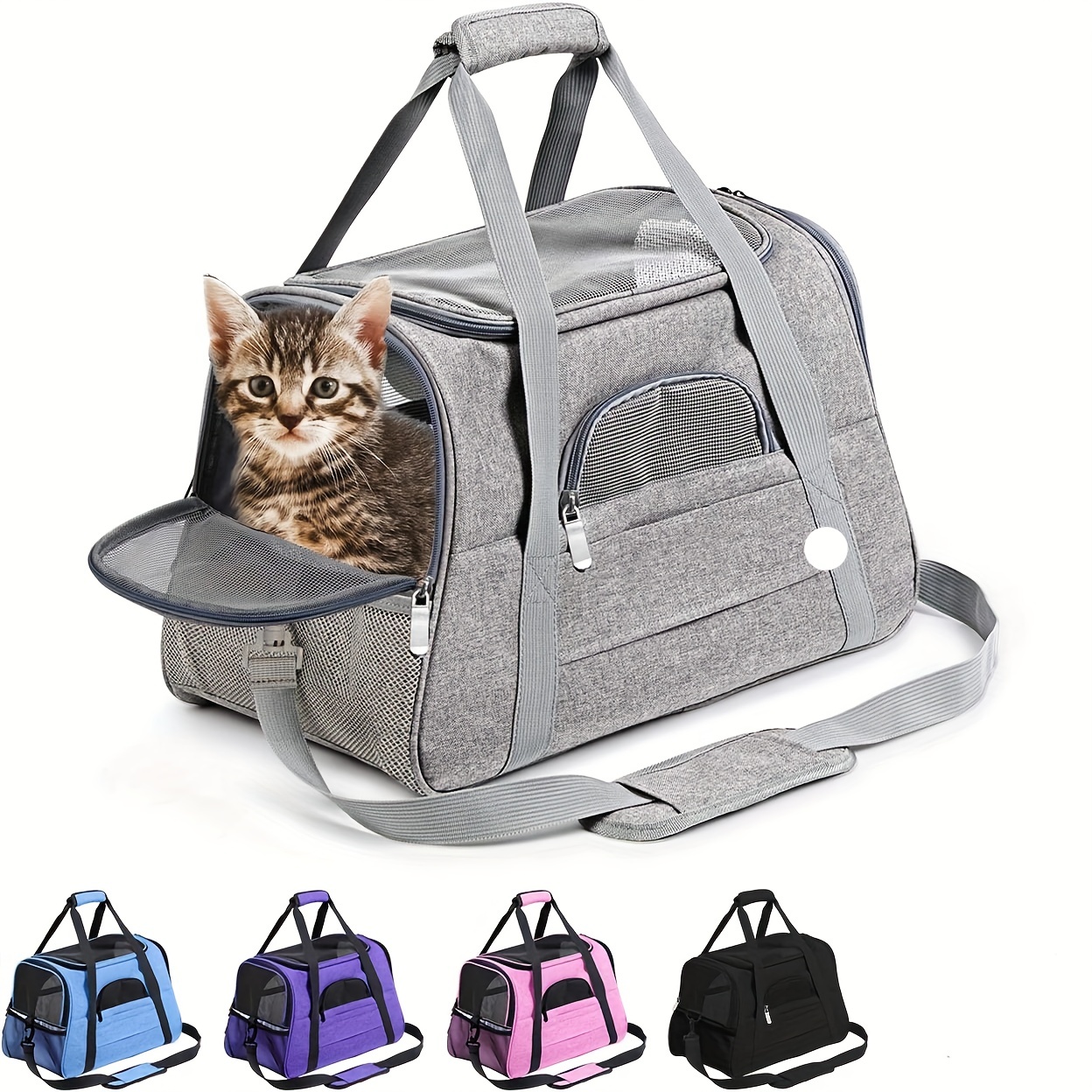 Pet Backpack Carrier For Cat, Space Capsule Design Pet Shoulder Bag,  Breathable Portable Cat Travel Bag - Temu United Arab Emirates