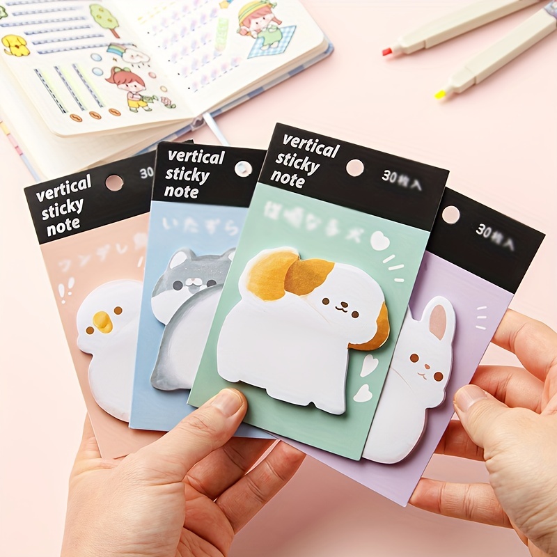  6 Packs Cute Cow Print Notes 3.2 x 3.2 Inches Post Sticky  Notes Self Sticky Note Pads Cow Print Self Adhesive Paper Memo Pads for  Reminders Studying School Office Home