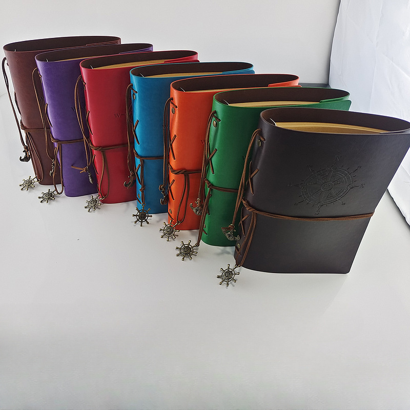 A5 B5 B6 Lined Kraft Paper Traveler Journal Pen Holder Self Care Motivation  Diary Belt Closure