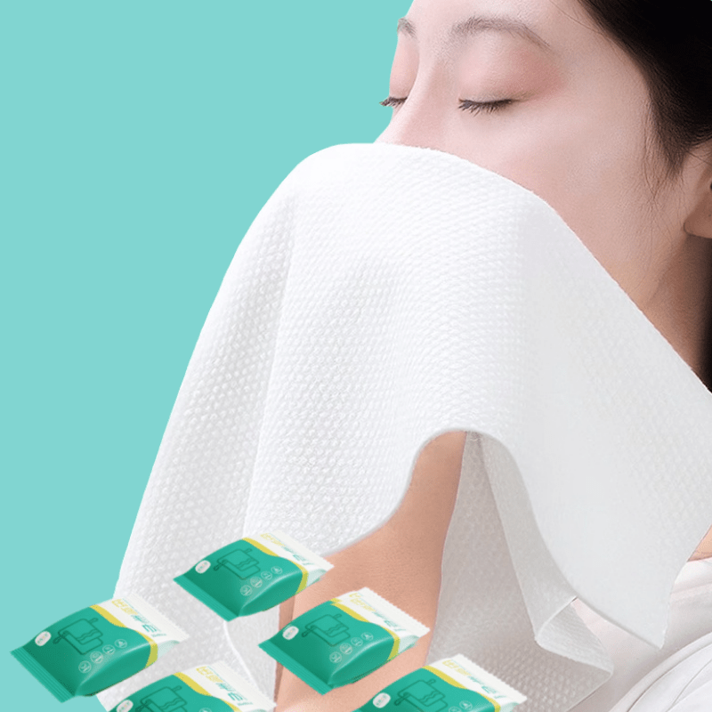 5x Cápsulas de toallitas comprimidas expandibles Limpieza facial